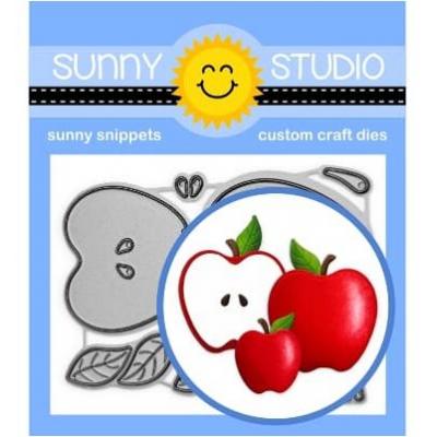 Sunny Studios Cutting Dies - Crisp Apple